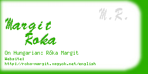 margit roka business card