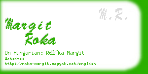 margit roka business card